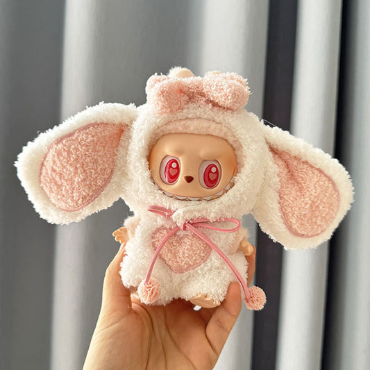 Labubu V1 V2 Pink Ears Rabbit Costume